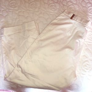 Burberry London White Golf Capri Pants